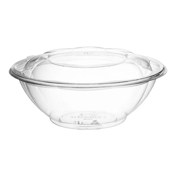 Salad Rose Bowl 24oz Clear - 150/case