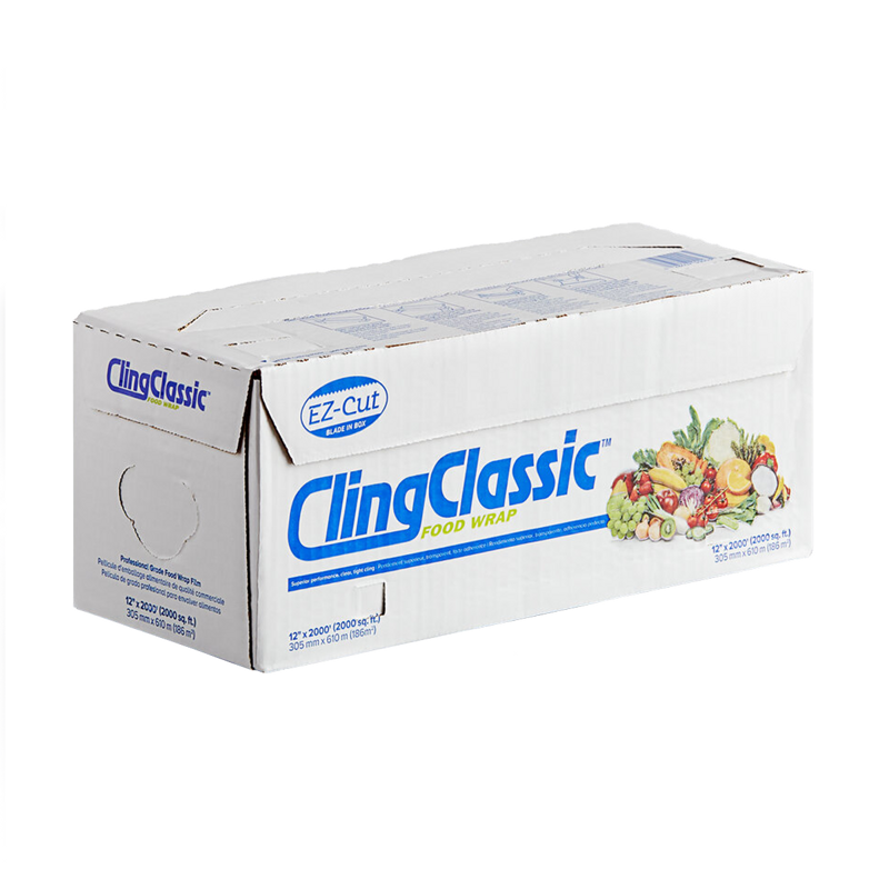 Cling Film (Plastic Wrap) – 12″ × 2,000 ft