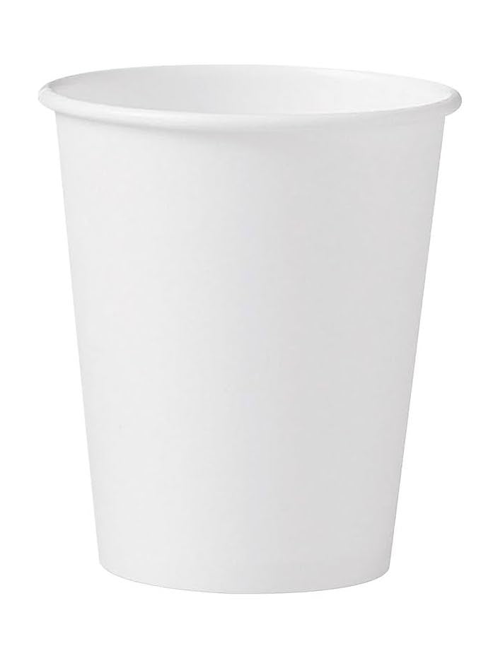 10oz Hot Paper Cup - White - 1,000/case - single wall