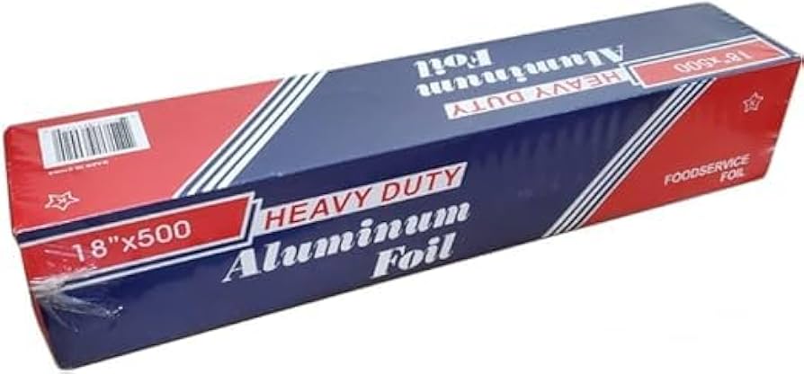 Aluminum Foil Roll – 18″ × 500 ft