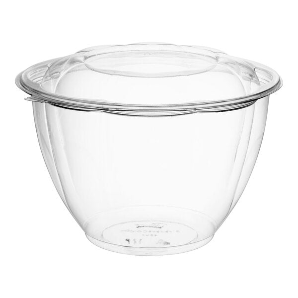 Salad Rose Bowl 48oz Clear  - 150/case