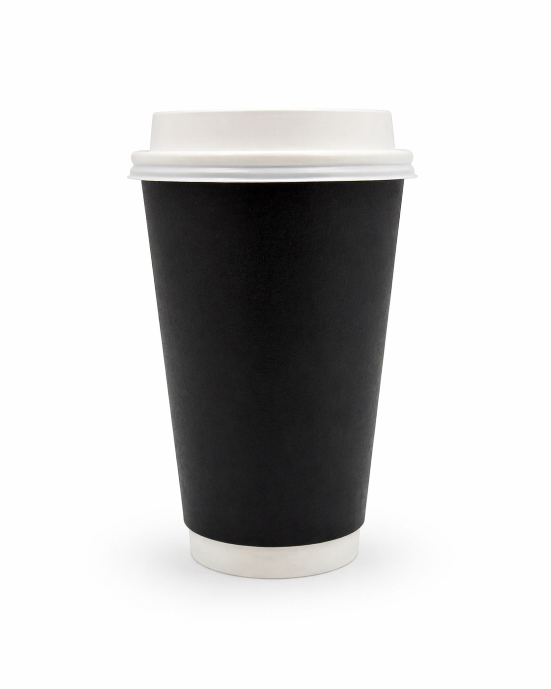 Premium 16 oz Black Double Wall Coffee Cups 500/case
