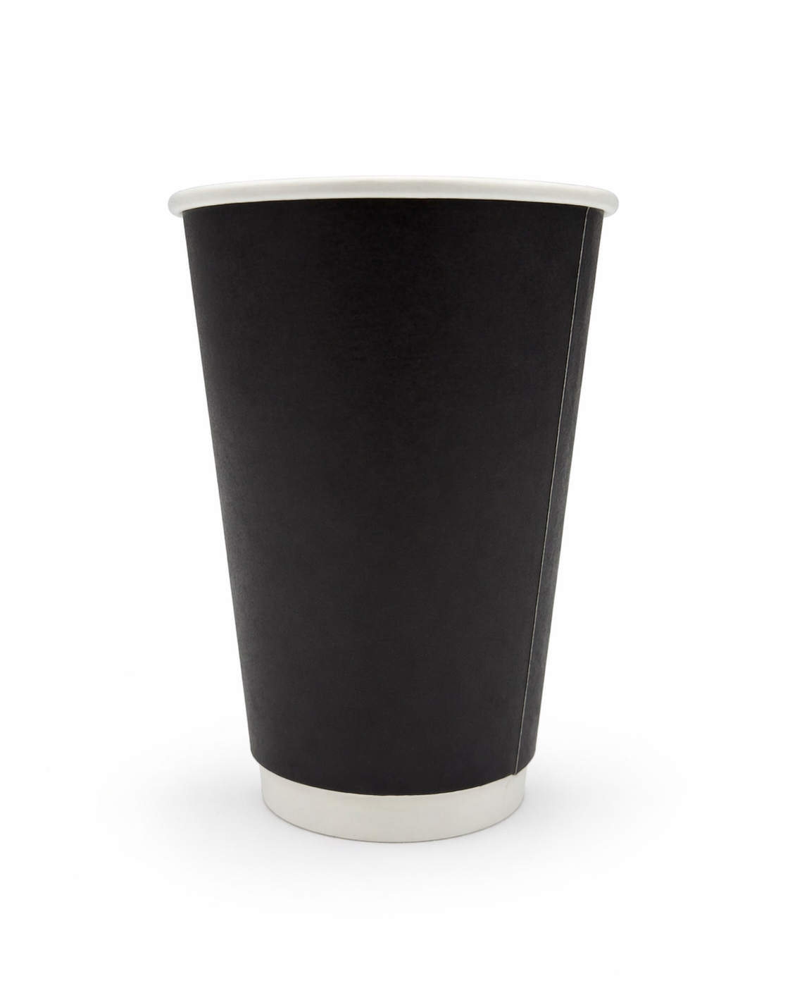 Premium 16 oz Black Double Wall Coffee Cups 500/case
