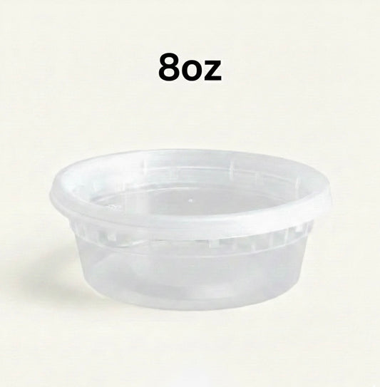 Soup Container 8oz with Lid – 240/Case