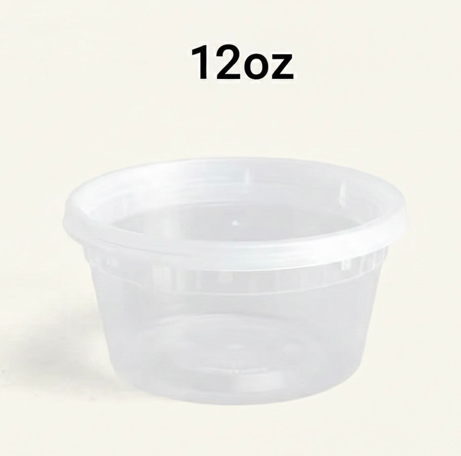 Soup Container 12oz with Lid – 240/Case