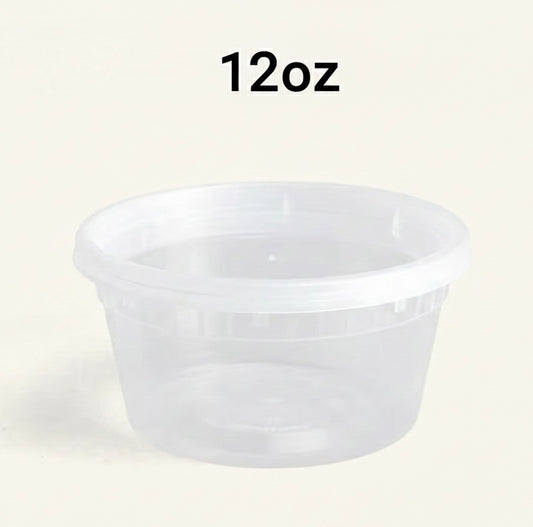 Soup Container 12oz with Lid – 240/Case