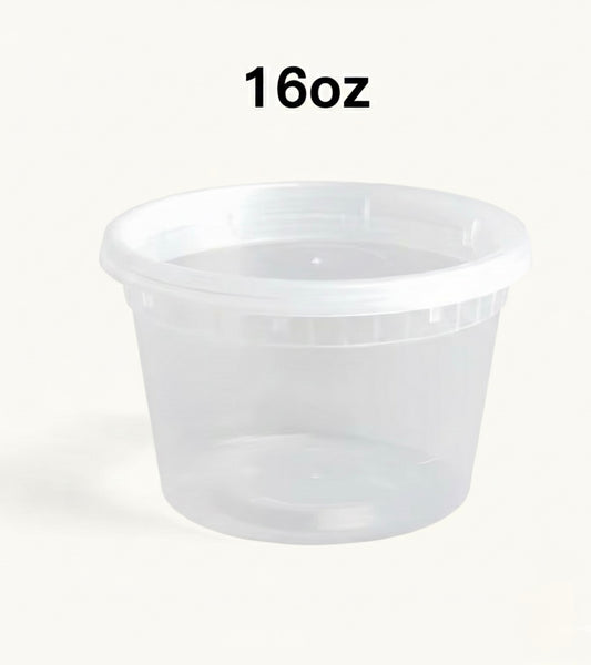 Soup Container 16oz with Lid – 240/Case