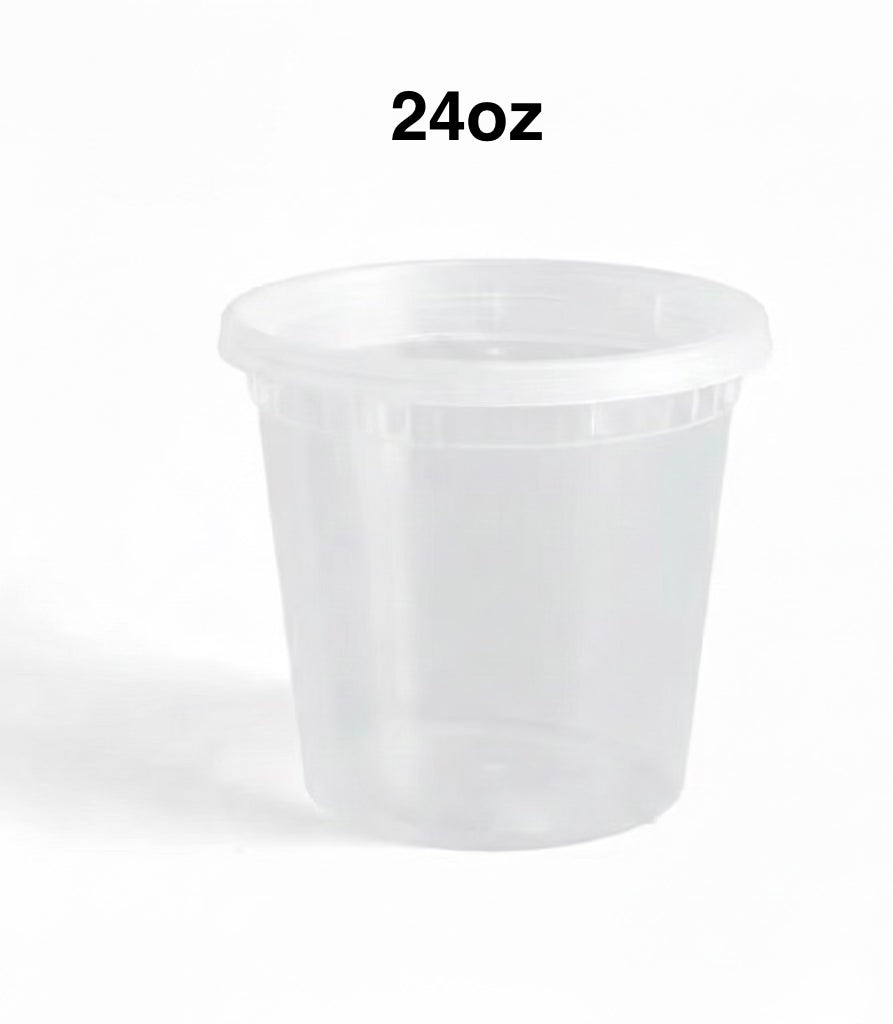 Soup Container 24oz with Lid – 240/Case