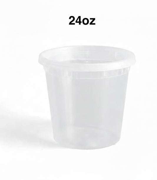 Soup Container 24oz with Lid – 240/Case