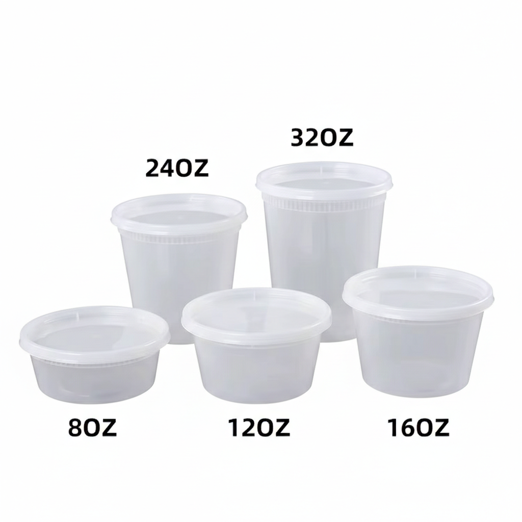 Soup Container 24oz with Lid – 240/Case