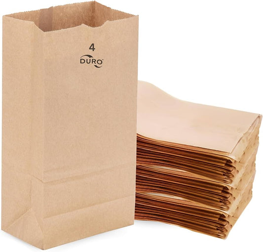 Paper Bag - Kraft - 4 lb Heavy Duty (400/Pack)