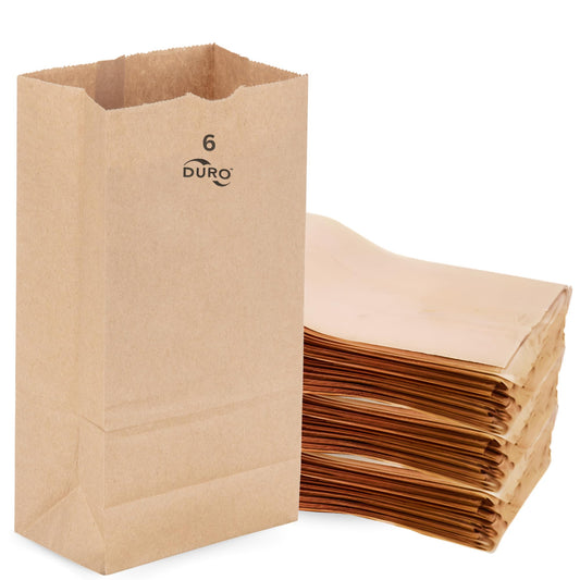 Paper Bag - Kraft - 6 lb Heavy Duty (400/Pack)