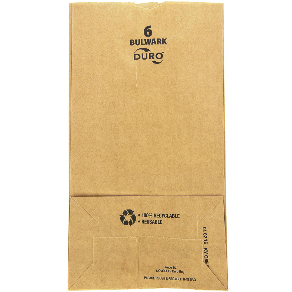 Paper Bag - Kraft - 6 lb Heavy Duty (400/Pack)