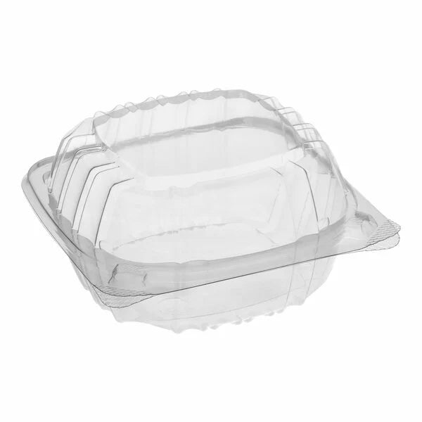 Clear Hinge Container 6x6 (Dart) - 500/case