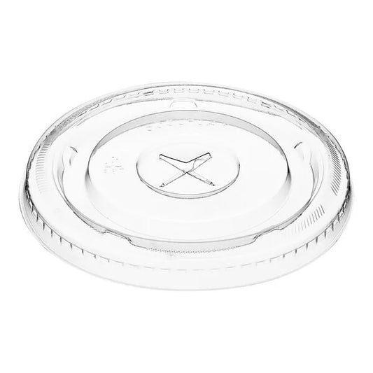 Flat Lid with Straw Slot - Clear - 1,000/case