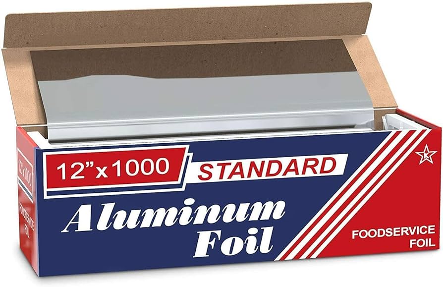 Aluminum Foil Roll – 12″ × 1,000 ft