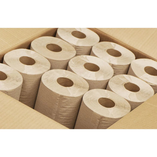 Hardwound Paper Towel Roll - Kraft - 12 Rolls/case