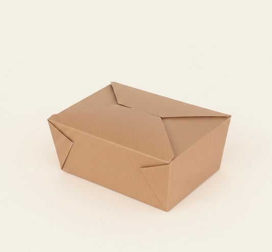 Kraft Takeout Box #4 – 160/Case