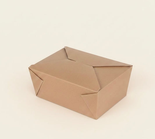 Kraft Takeout Box #8 – 300/Case